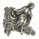 Hail Mary tattoo design idea