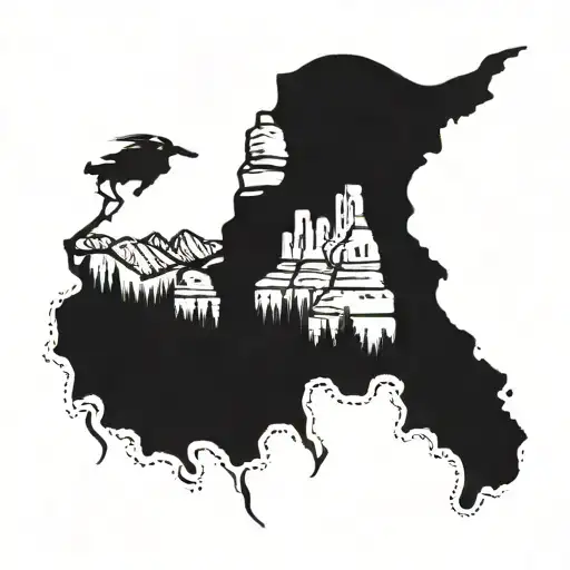 wanderlust Bryce Canyon  tattoo design idea