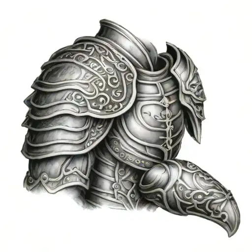 shoulder armor sleeve tattoo tattoo design idea