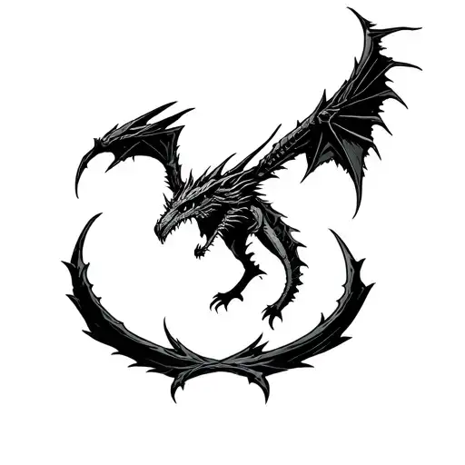 monster hunter tattoo design idea