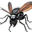 mosquito sting tattoo design idea