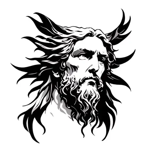 stoic virtues tattoo design idea