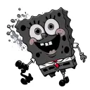 SpongeBob 420 tattoo design idea