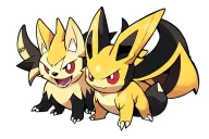 pokemon arm sleeve with Arcanine and giratina and a Pokemon from every other type in full color and badass vibe  tattoo design idea