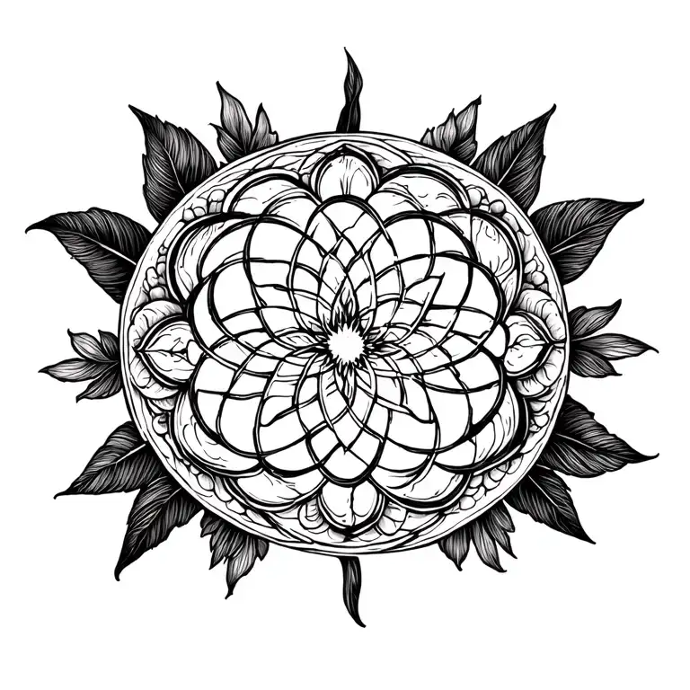 seed of life tattoo tattoo design idea