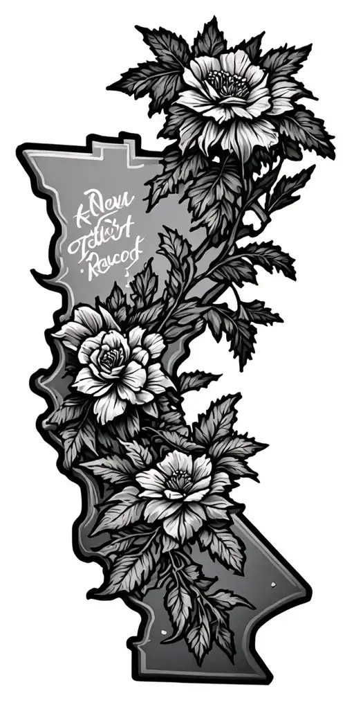 Minnesota California tattoo design idea