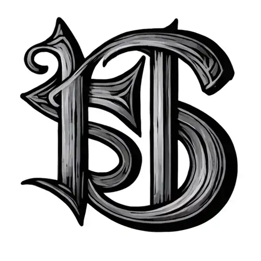 Greek Numbers tattoo design idea