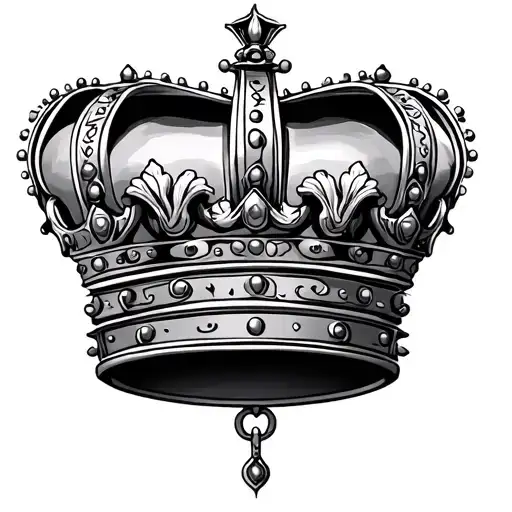 symbolising crown prince crown tattoo design idea