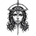 Libra And Gemini tattoo design idea