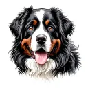 Bernese tattoo design idea