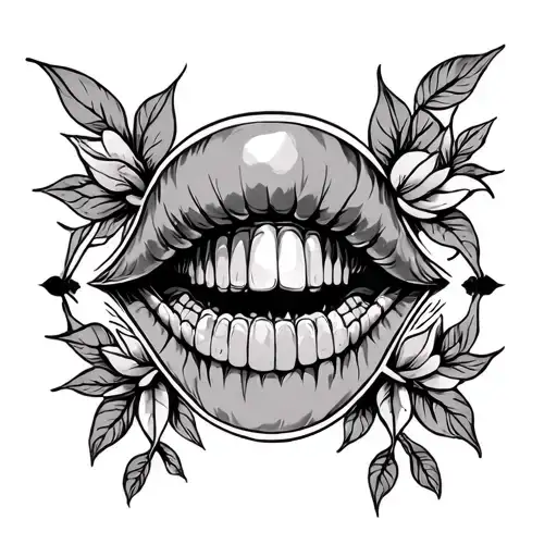 Genital tattoo design idea