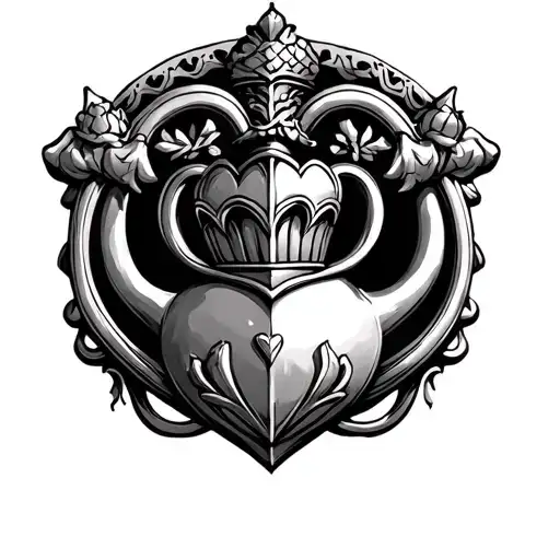 claddagh tattoo design idea