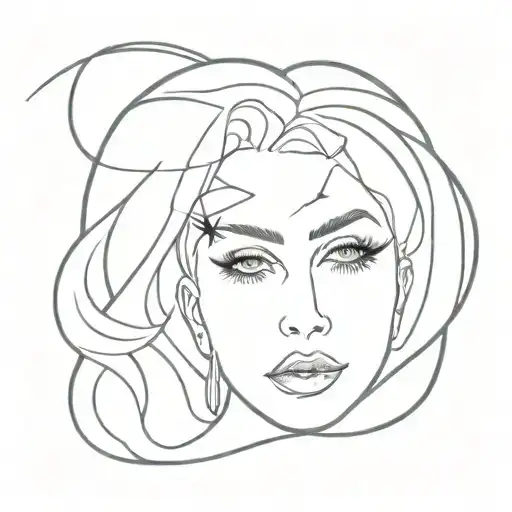 Lady Gaga tattoo design idea
