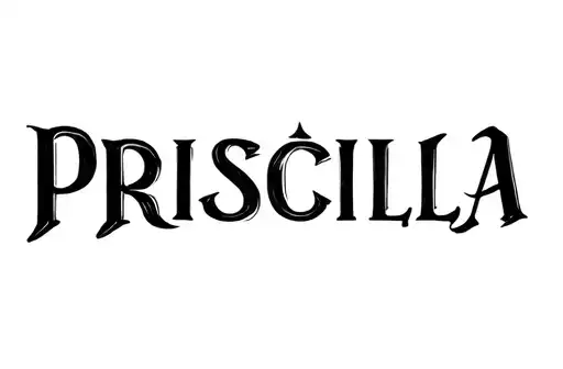"Priscilla" tattoo design idea