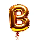 Letter "B" Balloon tattoo design idea