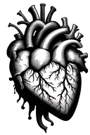 Protected Heart tattoo design idea