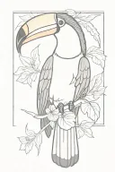 toucan tattoo design idea