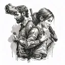 the last of us ellie smoke blunt tattoo design idea