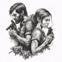 the last of us ellie smoke blunt tattoo design idea
