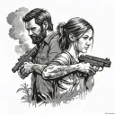 the last of us ellie smoke blunt tattoo design idea