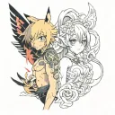 Three times tattoo design idea