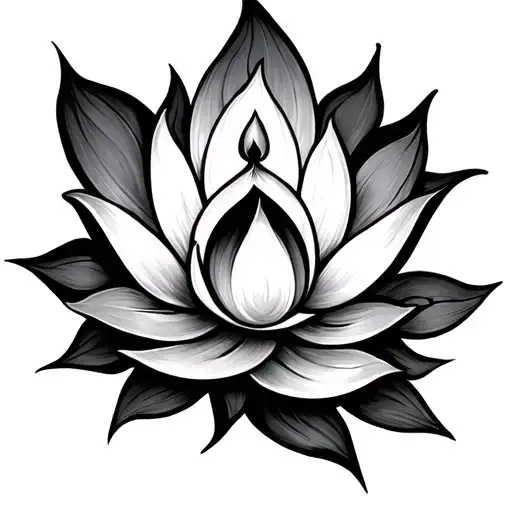 Diya tattoo design idea