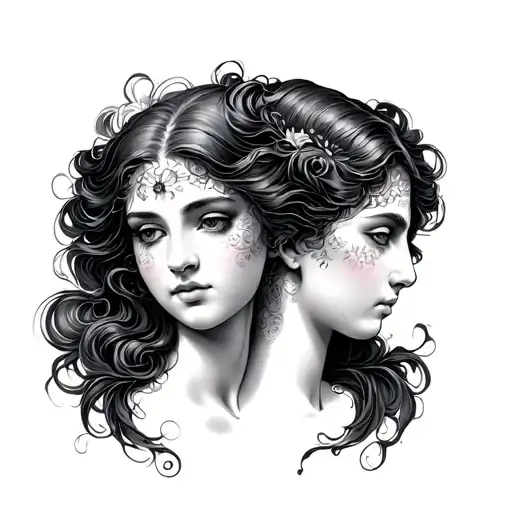 Double Venus tattoo design idea