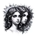 Double Venus tattoo design idea