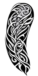 celtic tribal patterns tattoo design idea