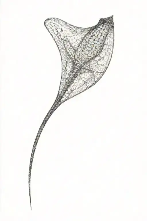 a sting ray tattoo design idea