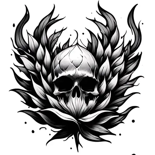 Positive Energy tattoo design idea