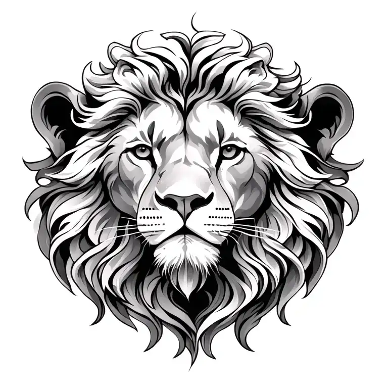 Gemini Leo tattoo design idea