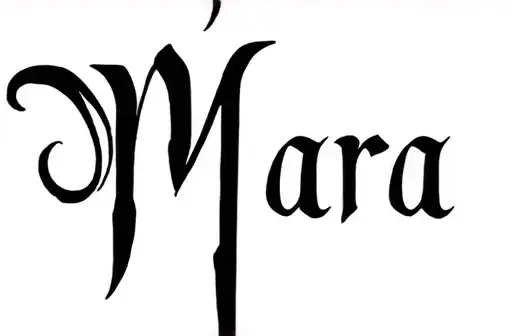 "Mara" tattoo design idea