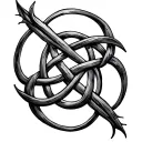 Witches Knot tattoo design idea