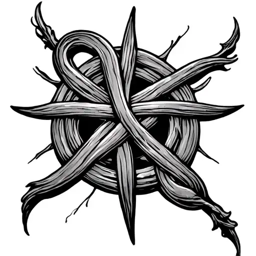 Witches Knot tattoo design idea