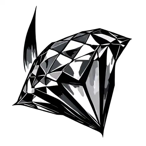 Double Black Diamond tattoo design idea