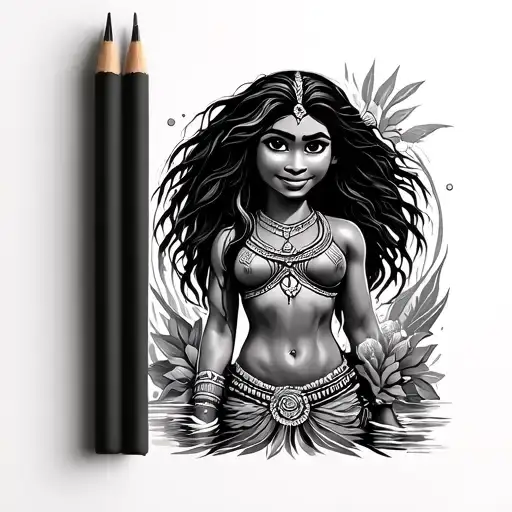 Moana song incorporated tattoo design idea