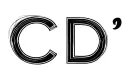 "CD" tattoo design idea
