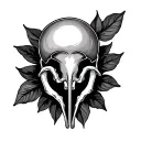 Pubic tattoo design idea