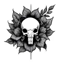 Pubic tattoo design idea