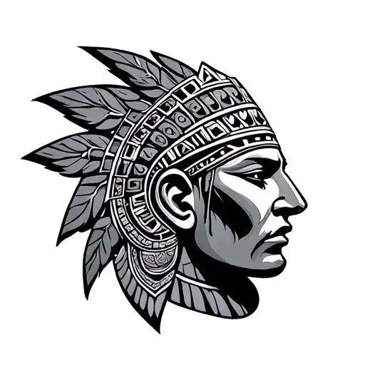 Mayan tattoo design idea