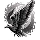 Fourth Wing tattoo design idea