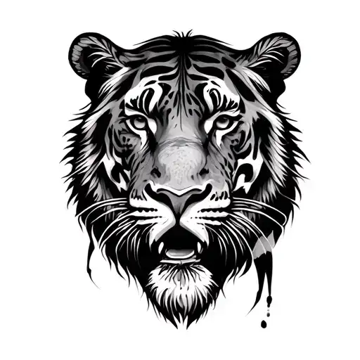 Jungle tattoo design idea