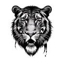 Jungle tattoo design idea