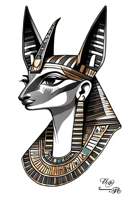Egyptian, Anubis, Nefertiti, scarab, eye of ra, eye of horus, hieroglyphs tattoo design idea