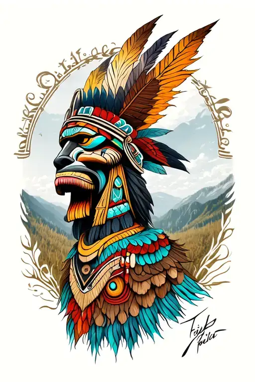 Totem Field tattoo design idea