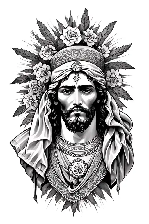 San Judas Tadeo tattoo design idea