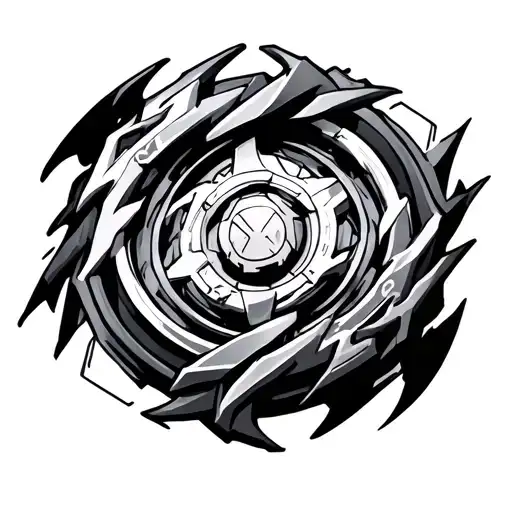 Beyblade tattoo design idea