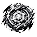 Beyblade tattoo design idea