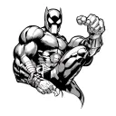 marvel comics tattoo design idea